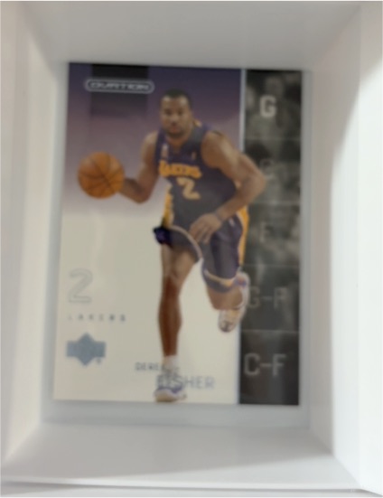 2002-03 Upper Deck Ovation #37 Derek Fisher — front