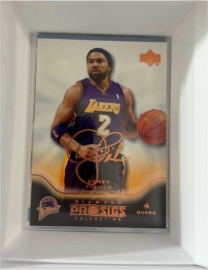 2004-05 Upper Deck Pro Sigs #25 Derek Fisher — front