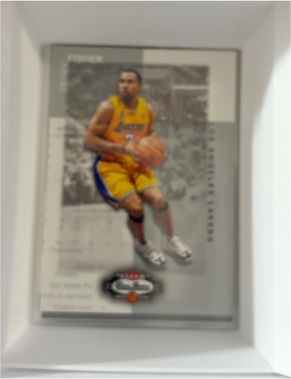 2001-02 Upper Deck Ovation #41 Derek Fisher — front