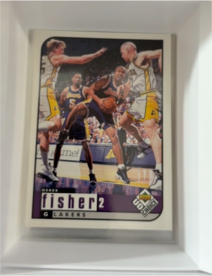 1998 Upper Deck UD Choice #72 Derek Fisher — front
