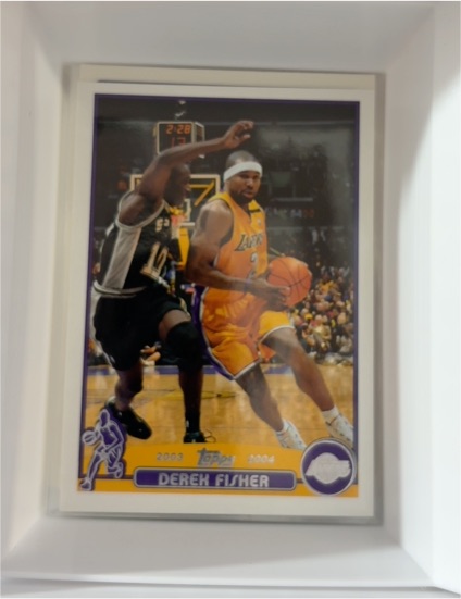 2003-04 Topps #86 Derek Fisher — front