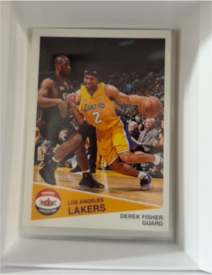 2001-02 Fleer Shoebox Collection #64 Derek Fisher — front