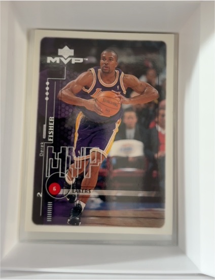 1999-00 Upper Deck MVP #80 Derek Fisher — front