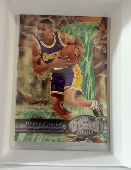 1997-98 Metal Universe #3 Derek Fisher — front