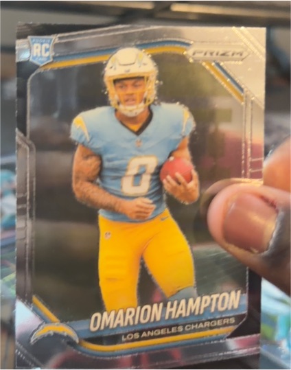 2025 Panini Prizm #355 Omarion Hampton — front