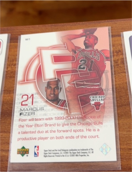2000 Upper Deck #21 Marcus Fizer — front