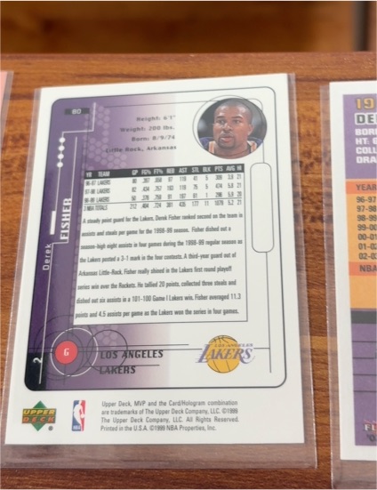 1996-97 Upper Deck #80 Derek Fisher — front