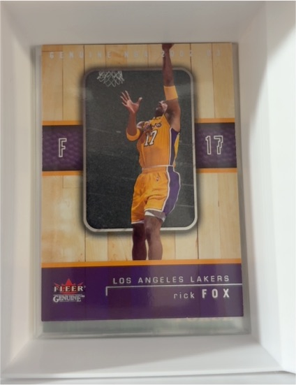 2002-03 Fleer Genuine #71 Rick Fox — front