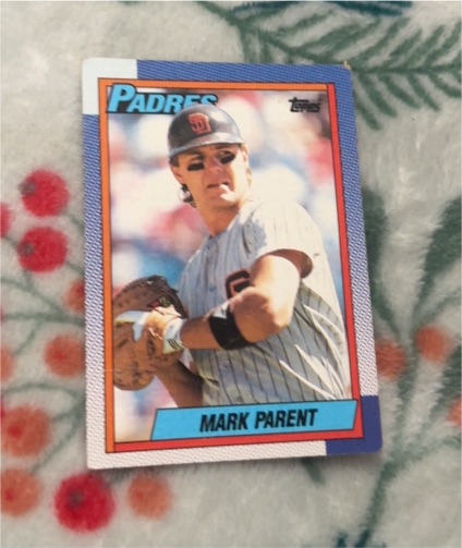 1990 Topps #749 Mark Parent — front