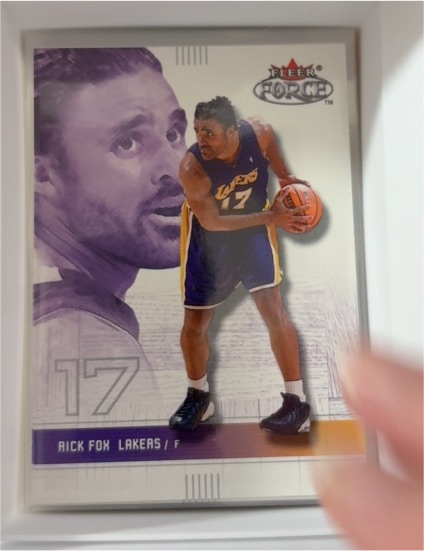 2001-02 Fleer Force #17 Rick Fox — front