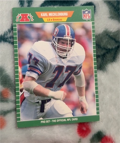 1989 Pro Set #108 Karl Mecklenburg — front