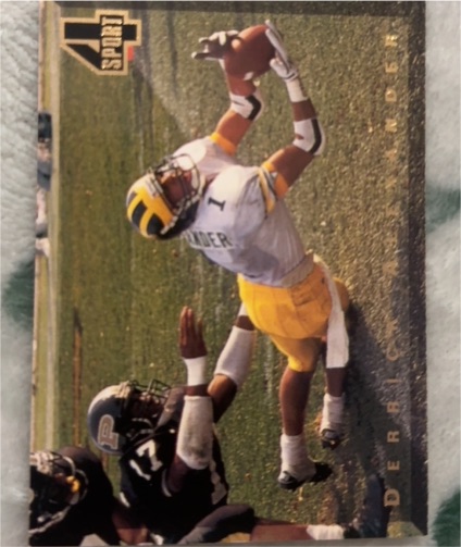 1994 Classic 4 Sport #79 Derrick Alexander Michigan Wolverines — front