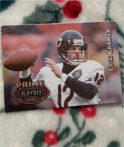 1995 Playoff Prime #17 Erik Kramer — front