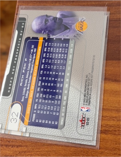 2000-01 Fleer Hot Prospects #32 Rich Foh — front