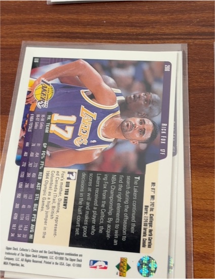 1991-92 Upper Deck #328 Rick Fox — front