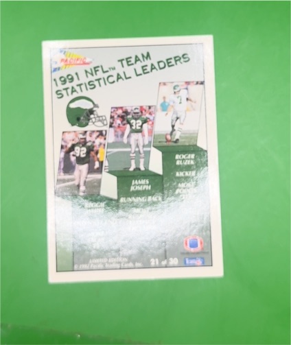 1991 Pacific #21 James Lofton — front