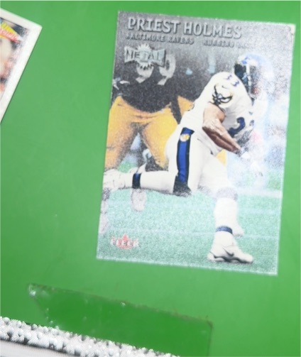 1996 Fleer Metal Priest Holmes — front