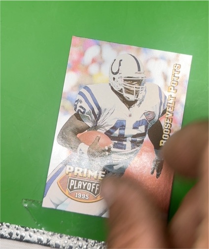 1995 Playoff Prime #95 Roosevelt Potts — front