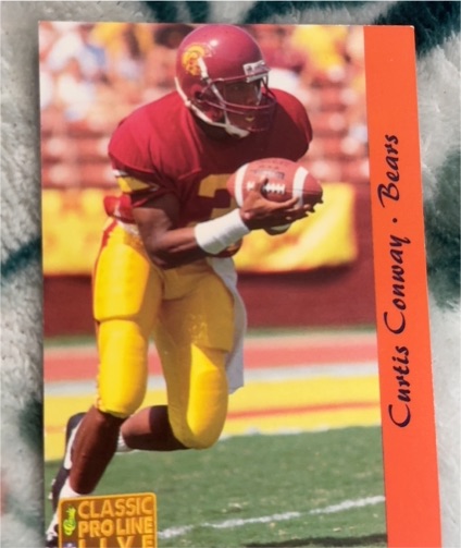 1993 Classic Pro Line Live #30 Curtis Conway — front