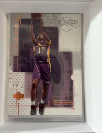 2001-02 Upper Deck Ovation #40 Rick Fox — front