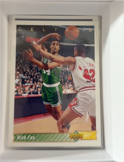 1992-93 Upper Deck #232 Rick Fox Boston Celtics — front