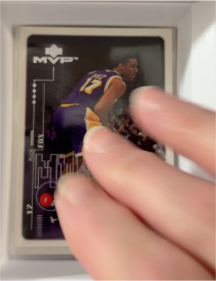 1999-00 Upper Deck MVP #79 Rick Fox — front