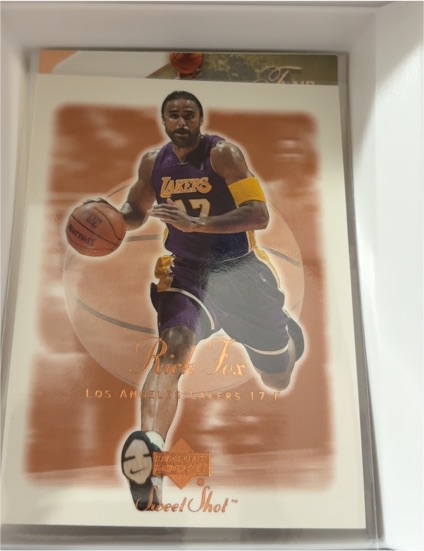 2001-02 Upper Deck Sweet Shot #40 Rick Fox — front