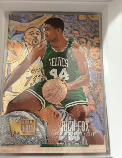 1995-96 Fleer Metal #128 Rick Fox Boston Celtics — front