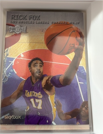 1999-00 Skybox Metal #52 Rick Fox — front