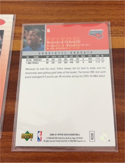 2006-07 Upper Deck #15 Raymond Felton — front