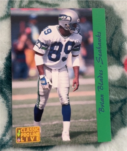 1993 Classic Pro Line Live #255 Brian Blades — front