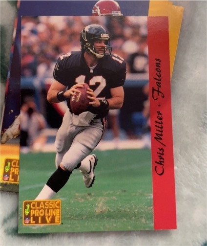 1993 Pro Line Live #4 Chris Miller — front