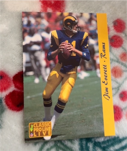 1993 Classic Pro Line Live #139 Jim Everett — front
