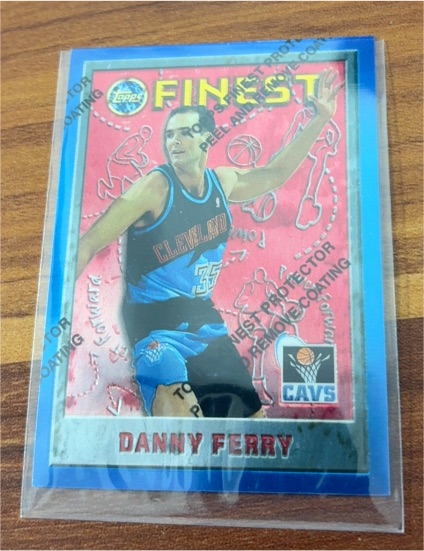 1995-96 Topps Finest #225 Danny Ferry — front