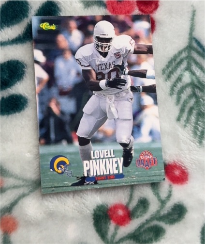1995 Classic NFL Rookies #74 Lovell Pinkney — front