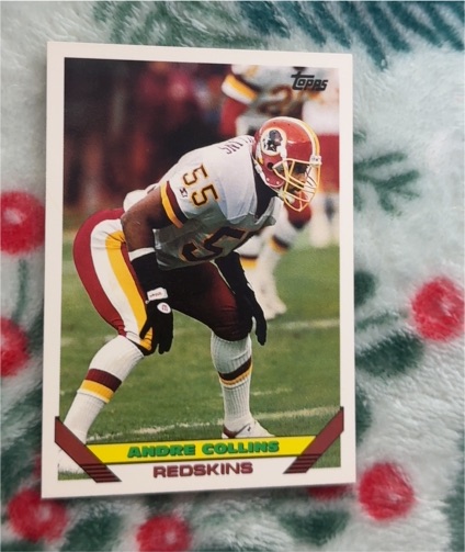 1993 Topps #288 Andre Collins Washington Redskins — front