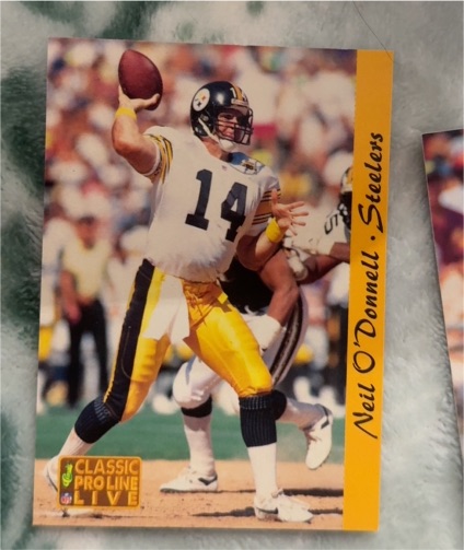 1993 Classic Pro Line Live #231 Neil O'Donnell — front