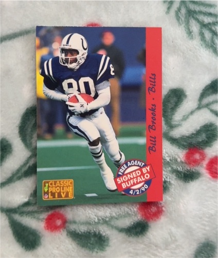 1993 Classic Pro Line Live #4 Bill Brooks — front