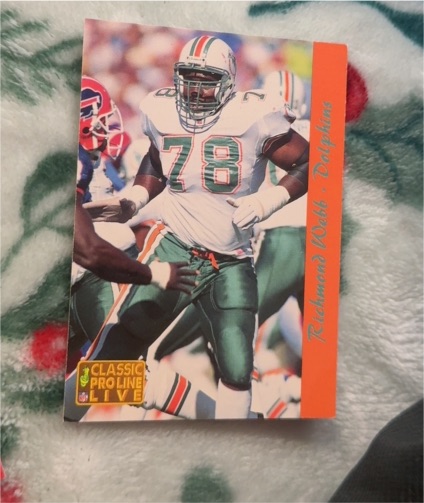 1993 Classic Pro Line Live #154 Richmond Webb — front