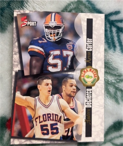 1995 Classic 5 Sport #184 Kevin Carter/Andrew DeClercq — front