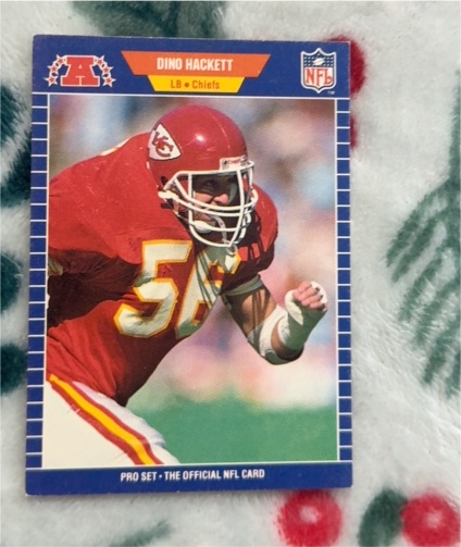 1989 Pro Set #171 Dino Hackett — front