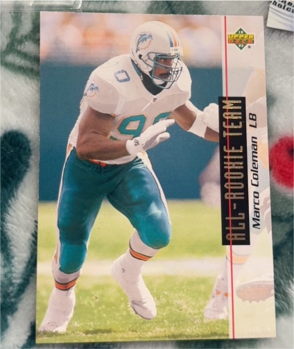 1993 Upper Deck #45 Marco Coleman — front