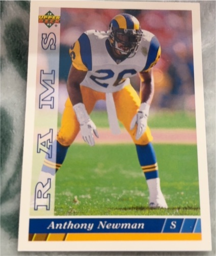 1993 Upper Deck #98 Anthony Newman — front