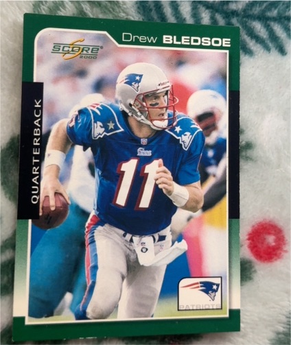 2000 Score #115 Drew Bledsoe New England Patriots — front