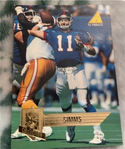 1995 Pinnacle Club Collection #238 Phil Simms — front