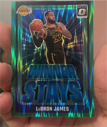2024-25 Donruss Optic #1 LeBron James Winner Stays — front
