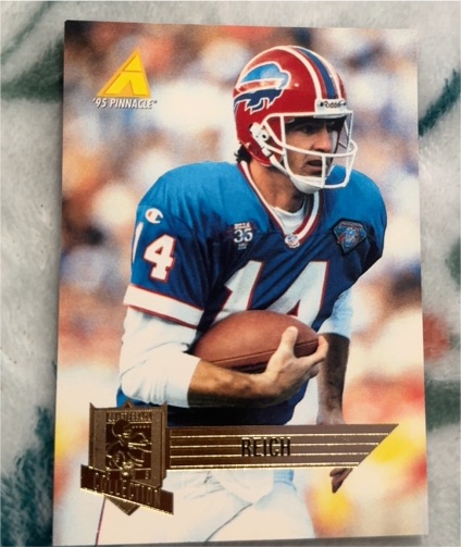 1995 Pinnacle Club Collection #258 Frank Reich — front