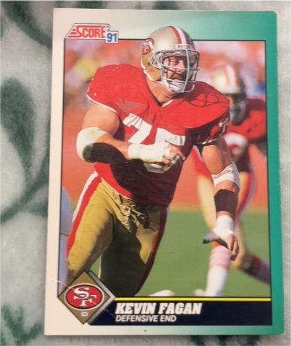 1991 Score #275 Kevin Fagan — front