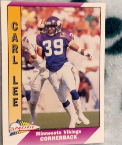 1991 Pacific #291 Carl Lee Minnesota Vikings — front