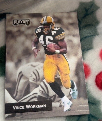 1993 Playoff #188 Vince Workman — front